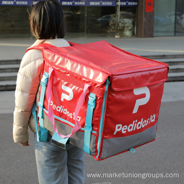 Hot and Cold Food Delivery Backpack Cooler Backpack Take Out Delivery Box